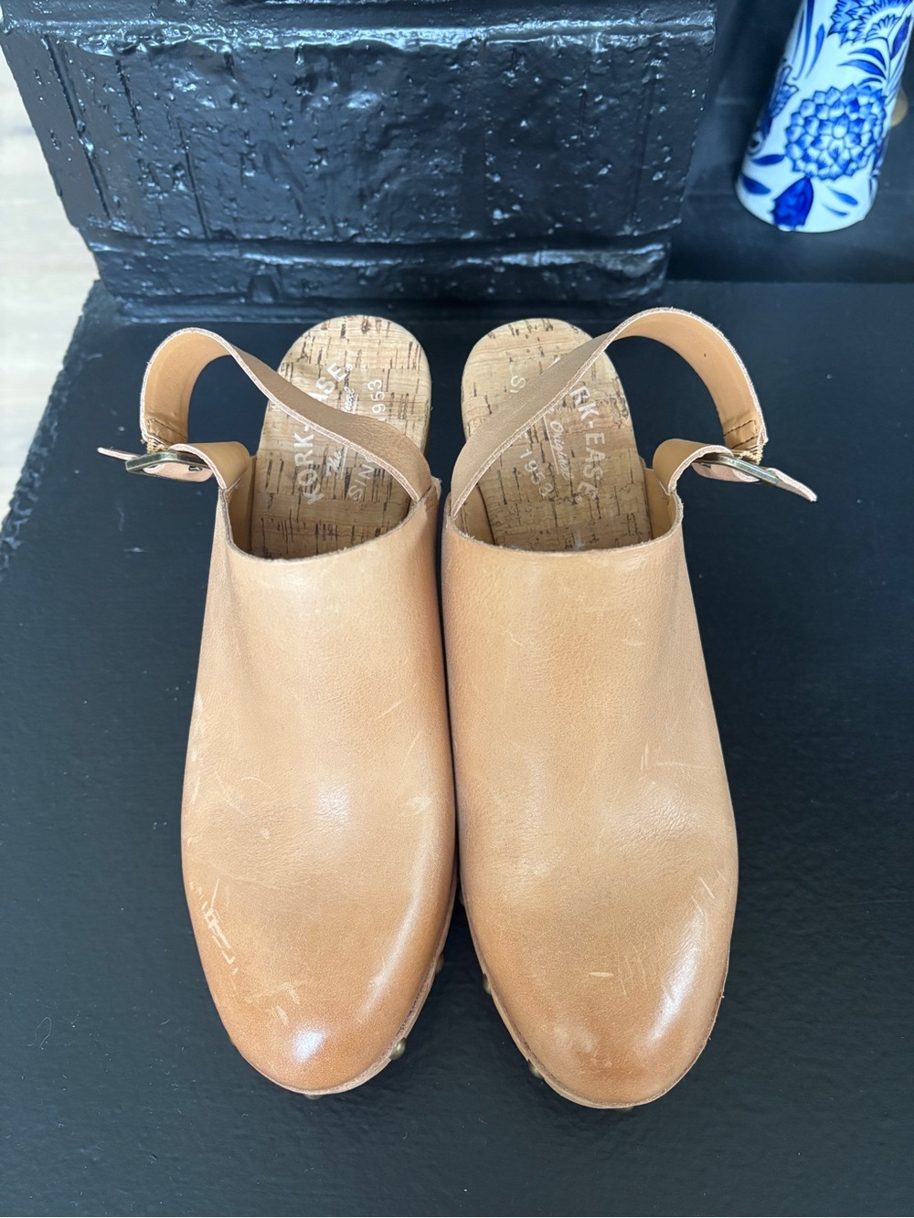 Women’s Kork-Ease Tan Slingback Clogs